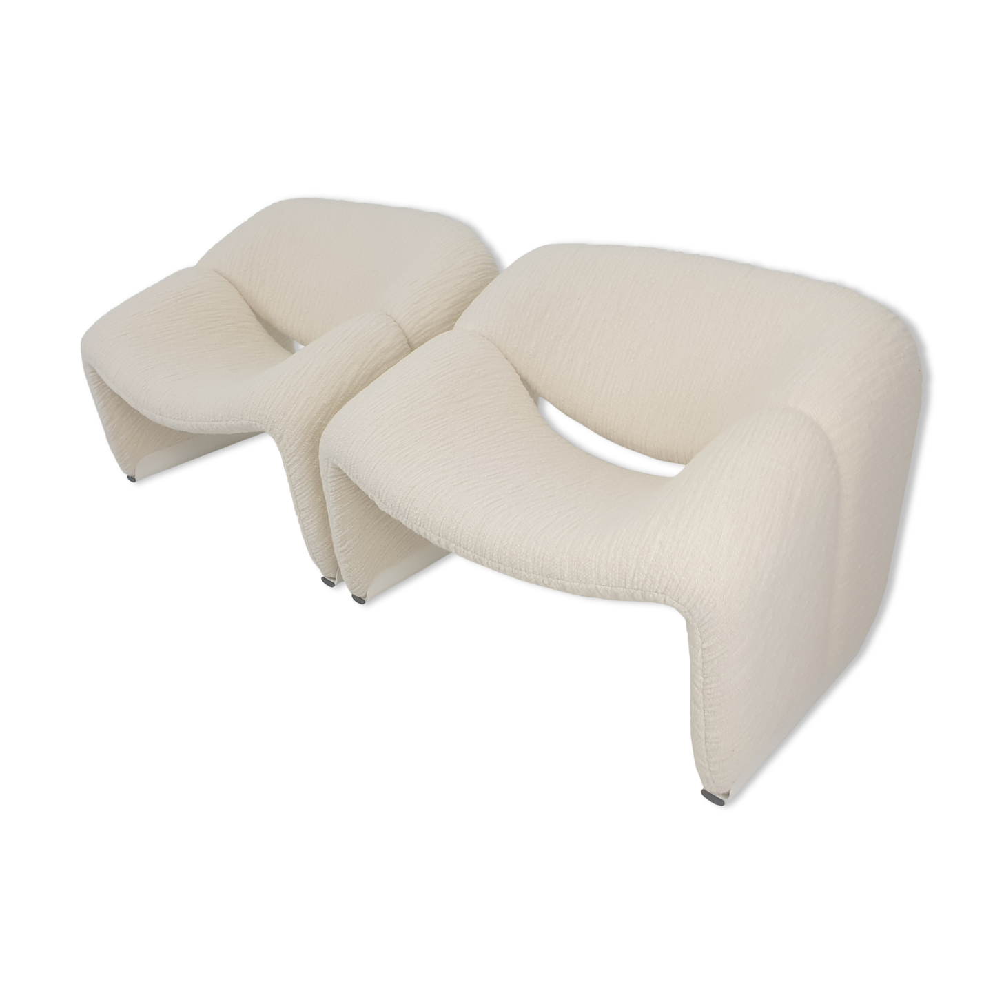 Set of 2 Model F598 Groovy Chairs by Pierre Paulin for Artifort, 1980