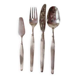 Frigast gab swedish/danish dessert cutlery set 1960s for 10 (32 pieces)