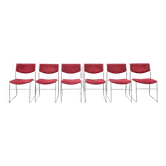 6 chaises Bonomia Italia, années 70