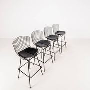 Set of 4 barstools by Harry Bertoia for Knoll, 1980