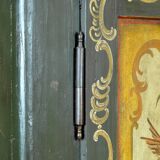 Antique German Hand Painted Cabinet, Circa 1850