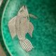 Bowl Wilhelm Kate in ceramic and silver Argenta Gustavsberg Sweden 1950