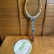 Vintage dunlop saphir wooden tennis racket + sports cover #e2