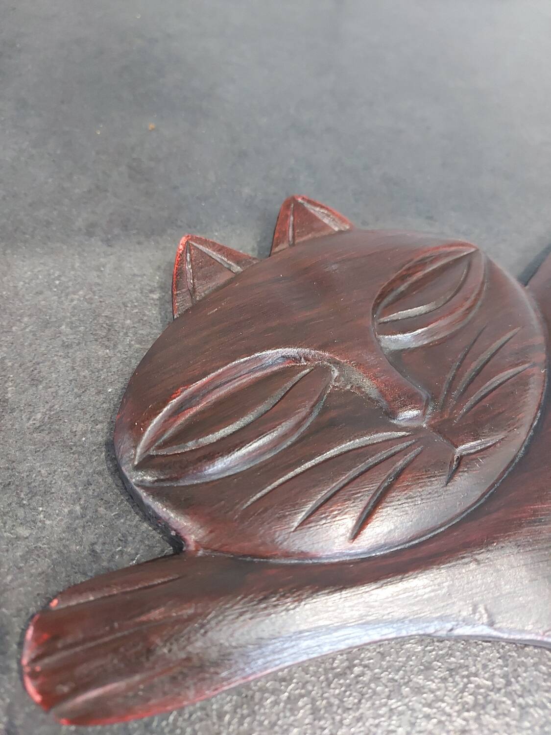Vintage cat mirror