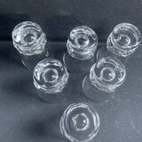 6 Daum Sorcy signed wine glasses
