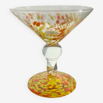 Clichy glass fruit bowl