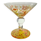 Clichy glass fruit bowl