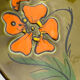 Vintage enameled ceramic bowl signed POET-LAVAL - 1960s.