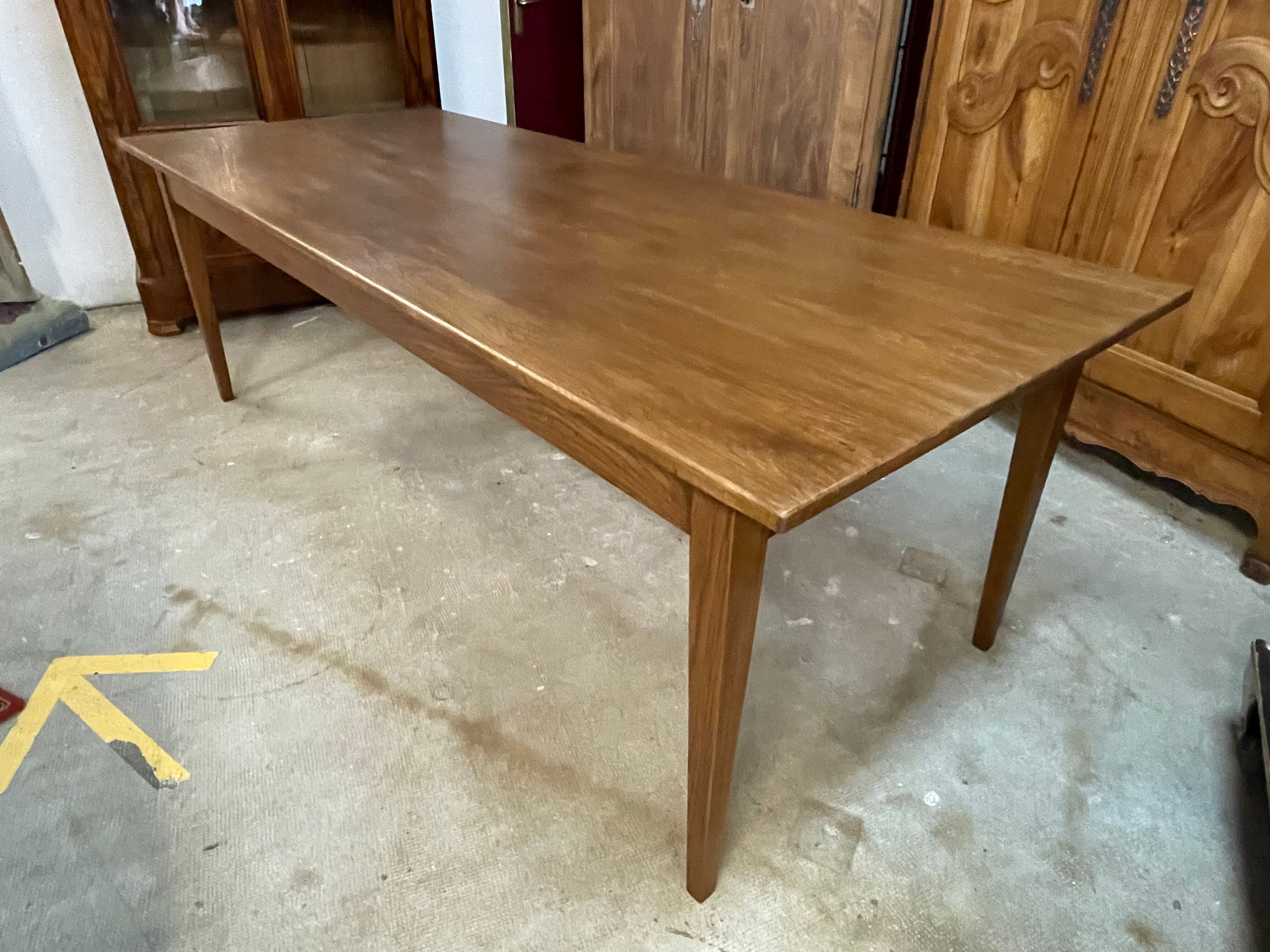 Oak farmhouse table