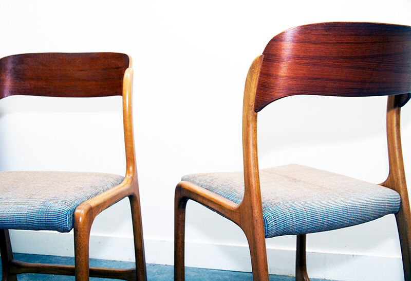 Chaises traîneau Baumann