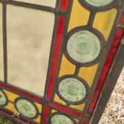 Old stained glass window