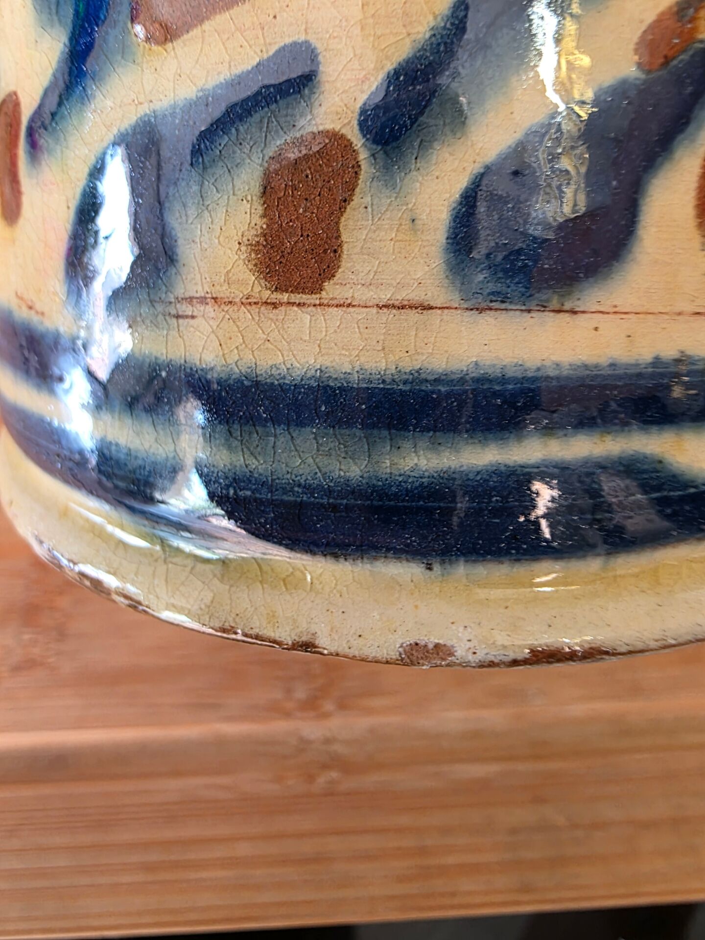Vintage anthropomorphic vase signed and dated 1941