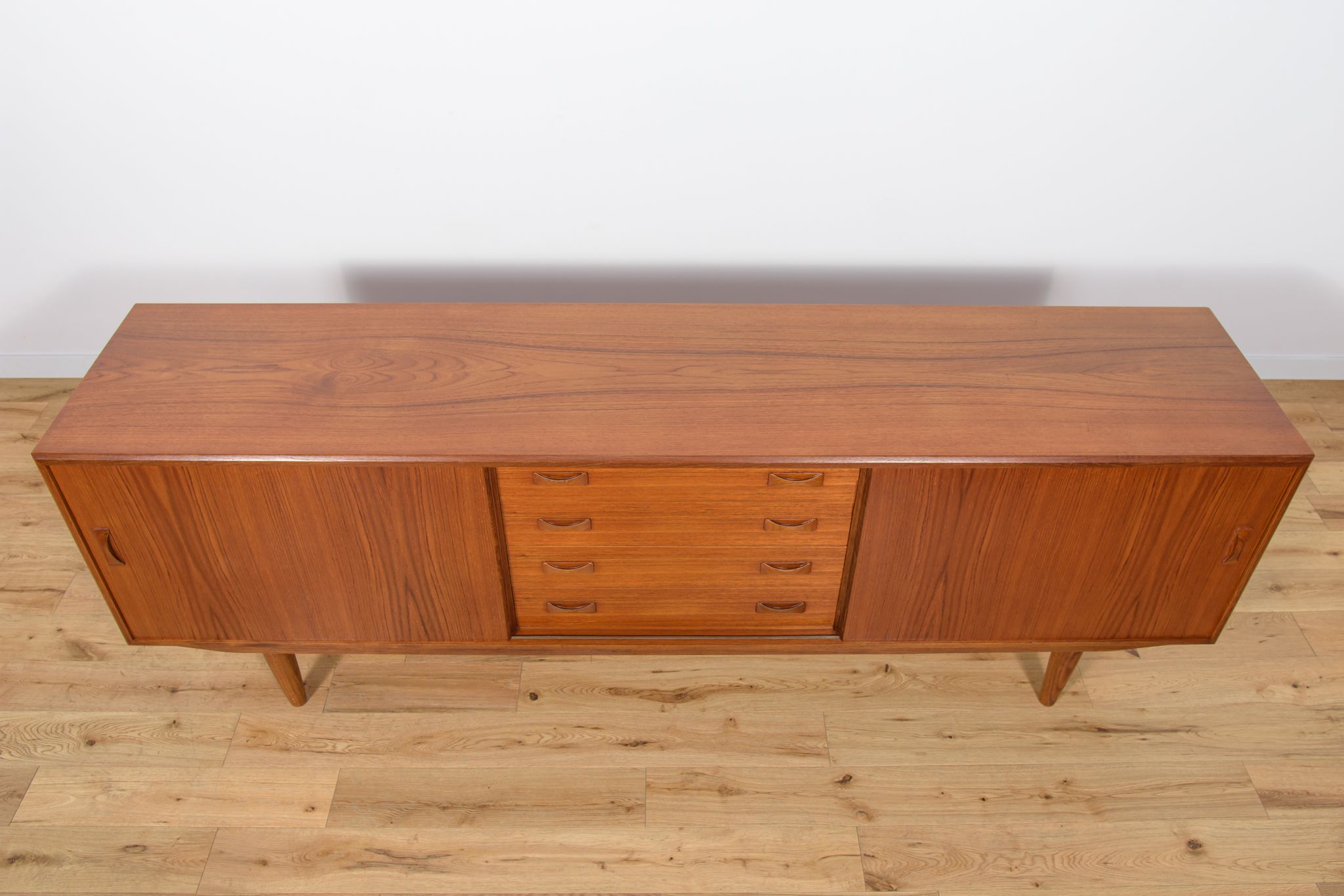 Enfilade en teck de Clausen & Son, années 1960