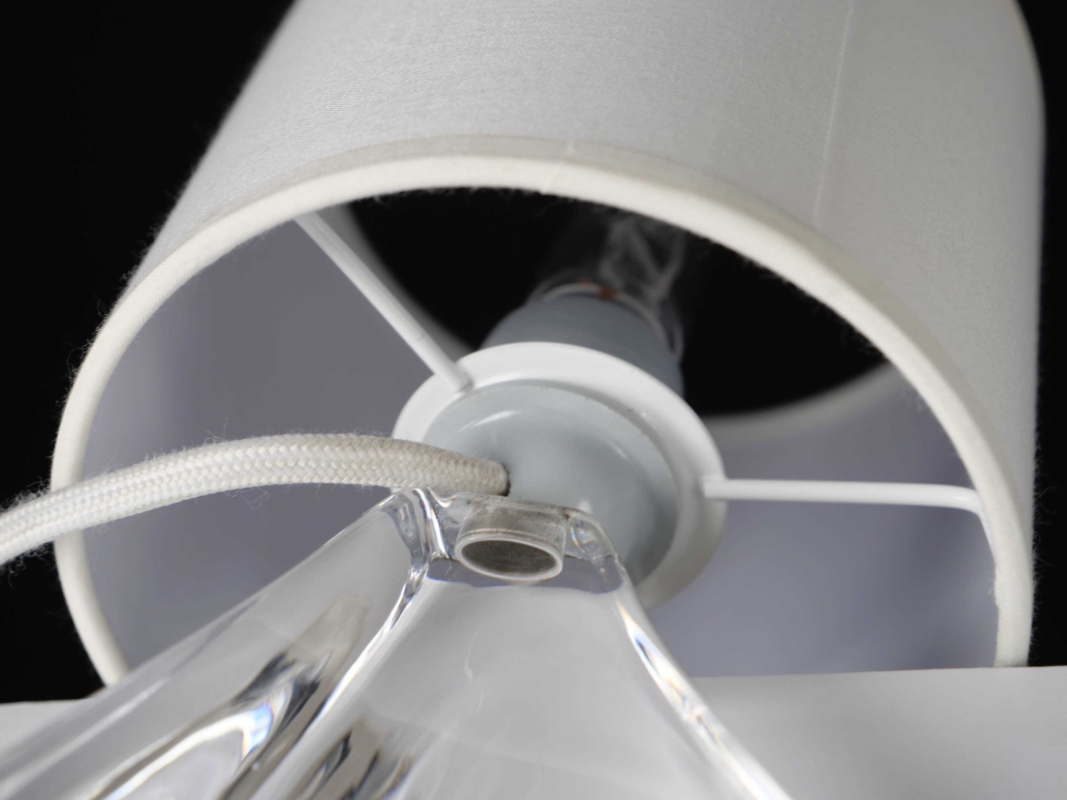 Crystal bedside lamp from daum france