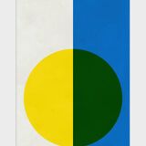 2 geometric art prints