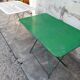 Iron folding garden table