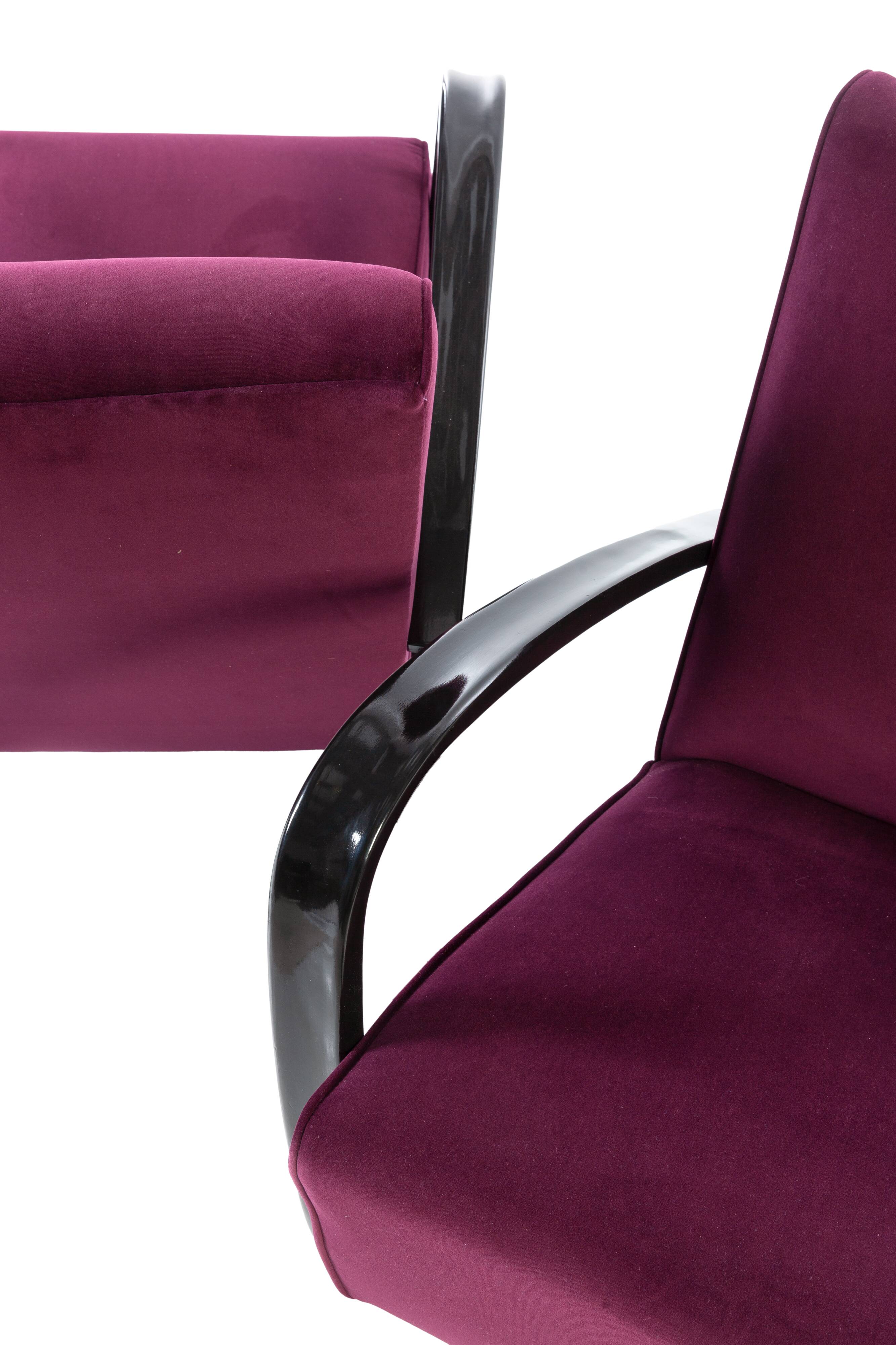 H-269 Halabala Airmchairs