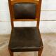 Art Nouveau oak desk and chair
