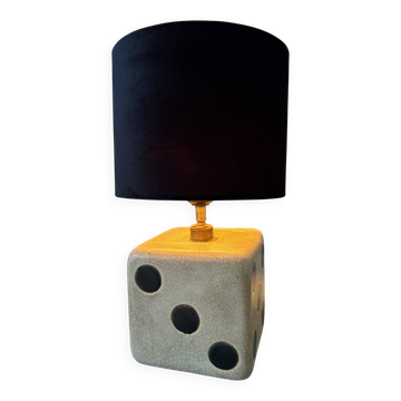 Lampe vintage en céramiques de Bruxelles
