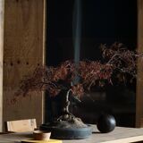 Modern Danish brutalist extendable dining table in pine, Tage Poulsen, 1970s.