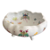 Old Tripod Pocket Bowl Limoges Floral Butterfly Decor Porcelain