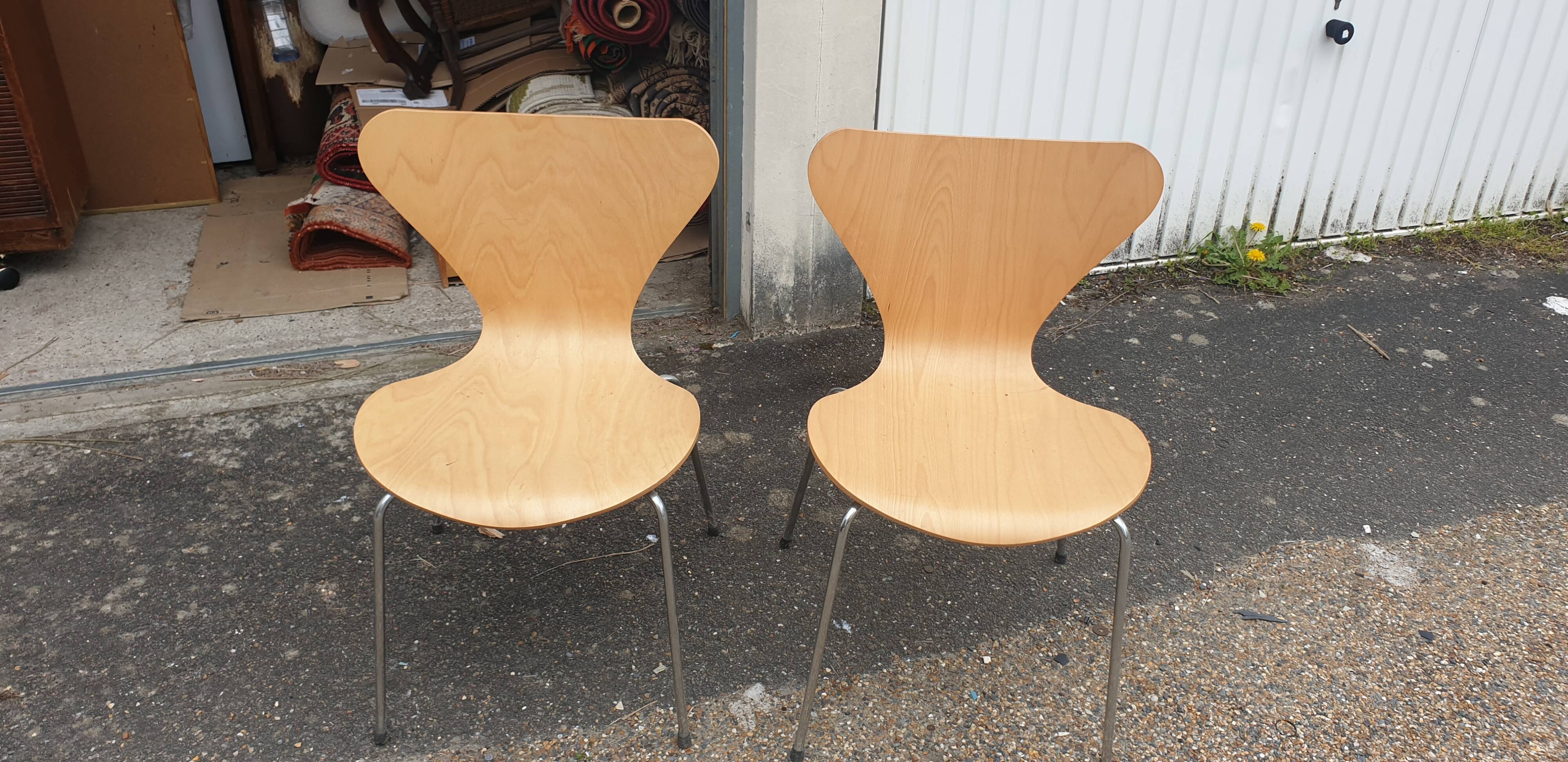 Pair of designer chairs