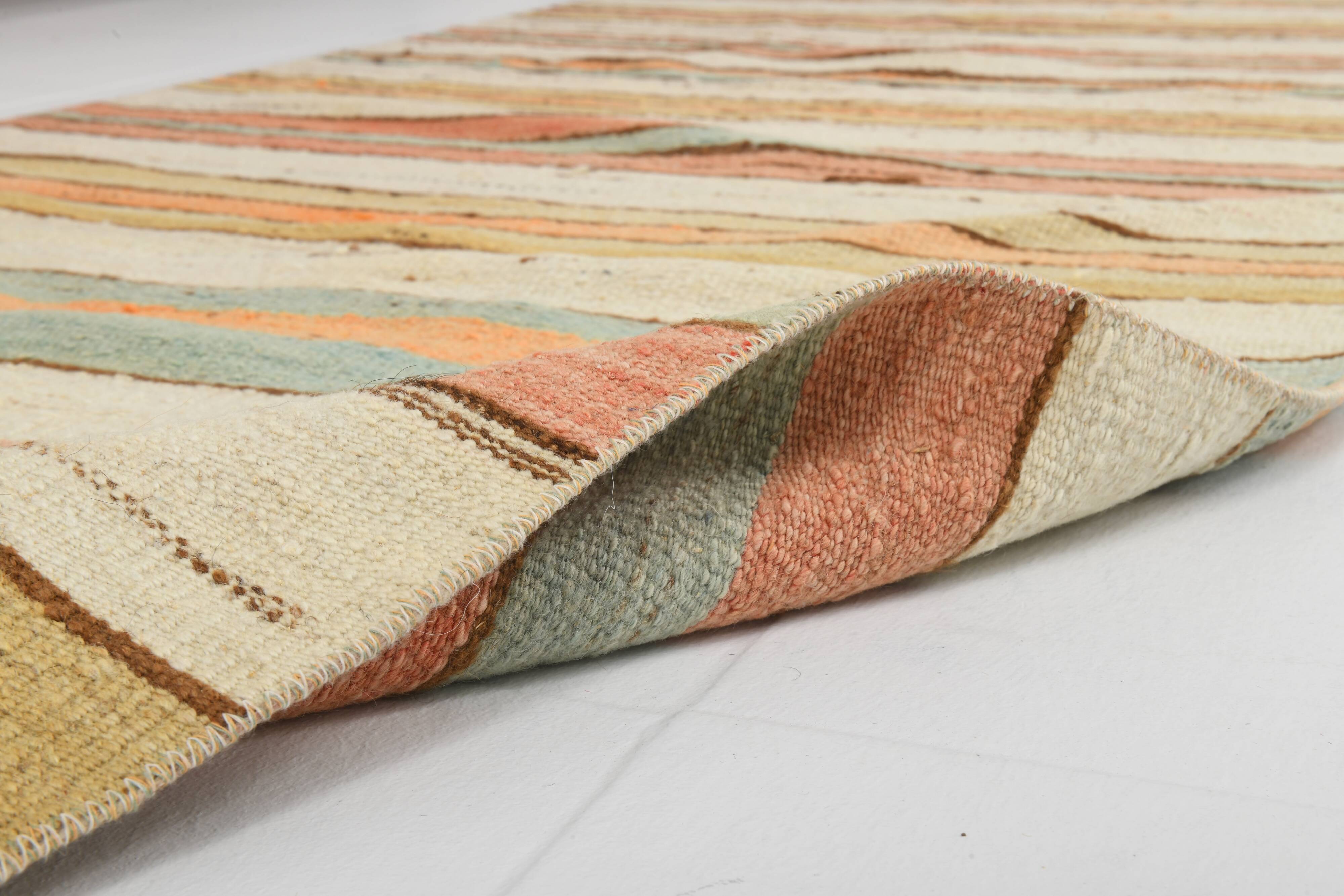 3x11 Rug For Hallway Kilim Runner Rug, 86x340Cm
