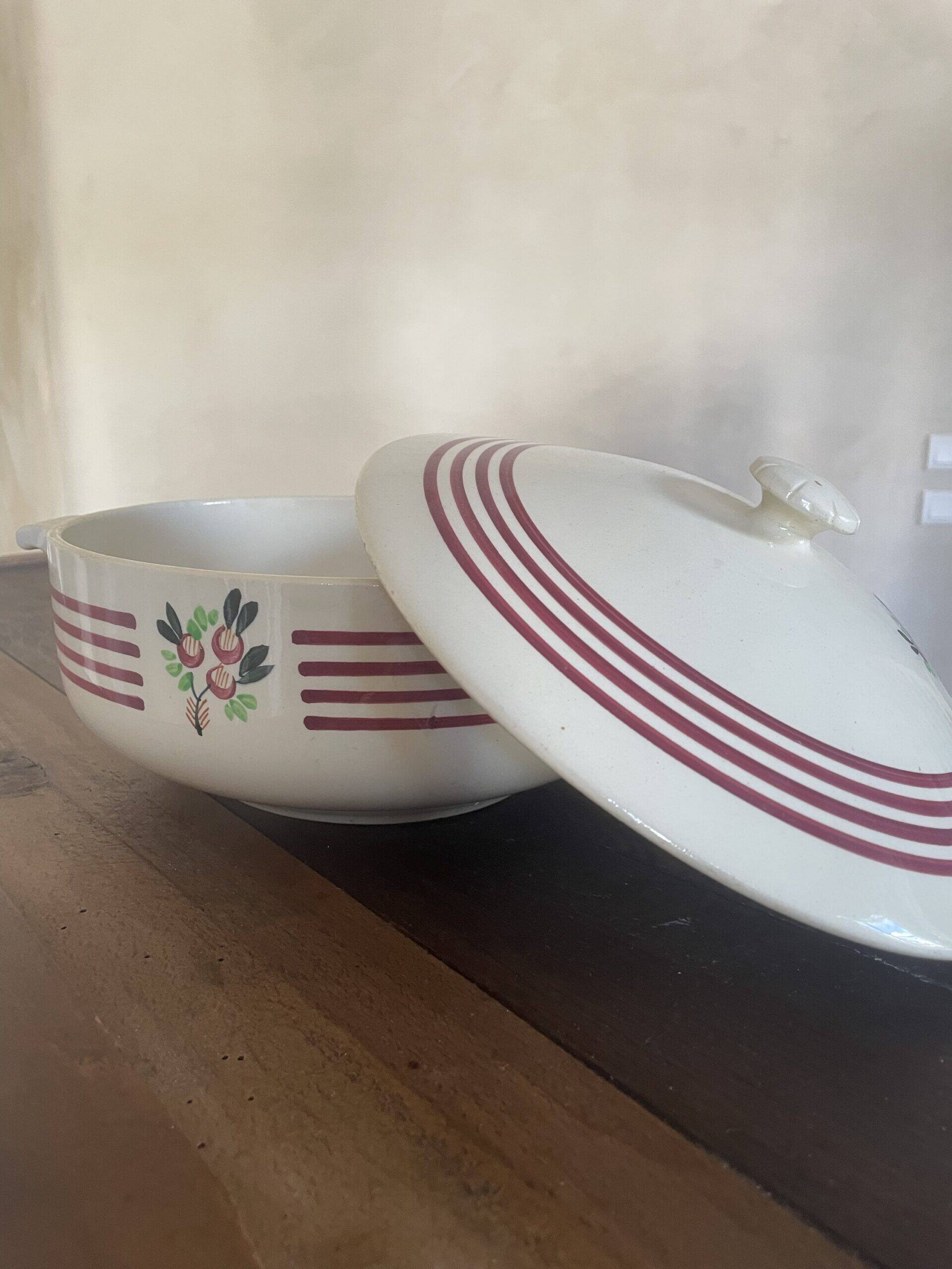 Gien Iron Earth Soup Tureen