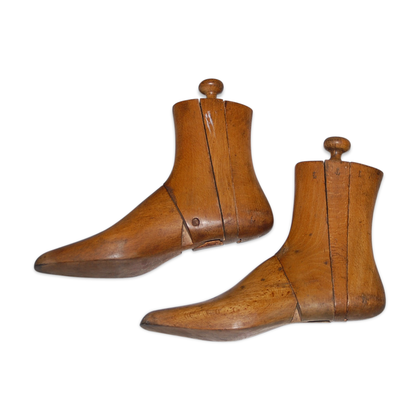 Paire embauchoirs bois bottines
