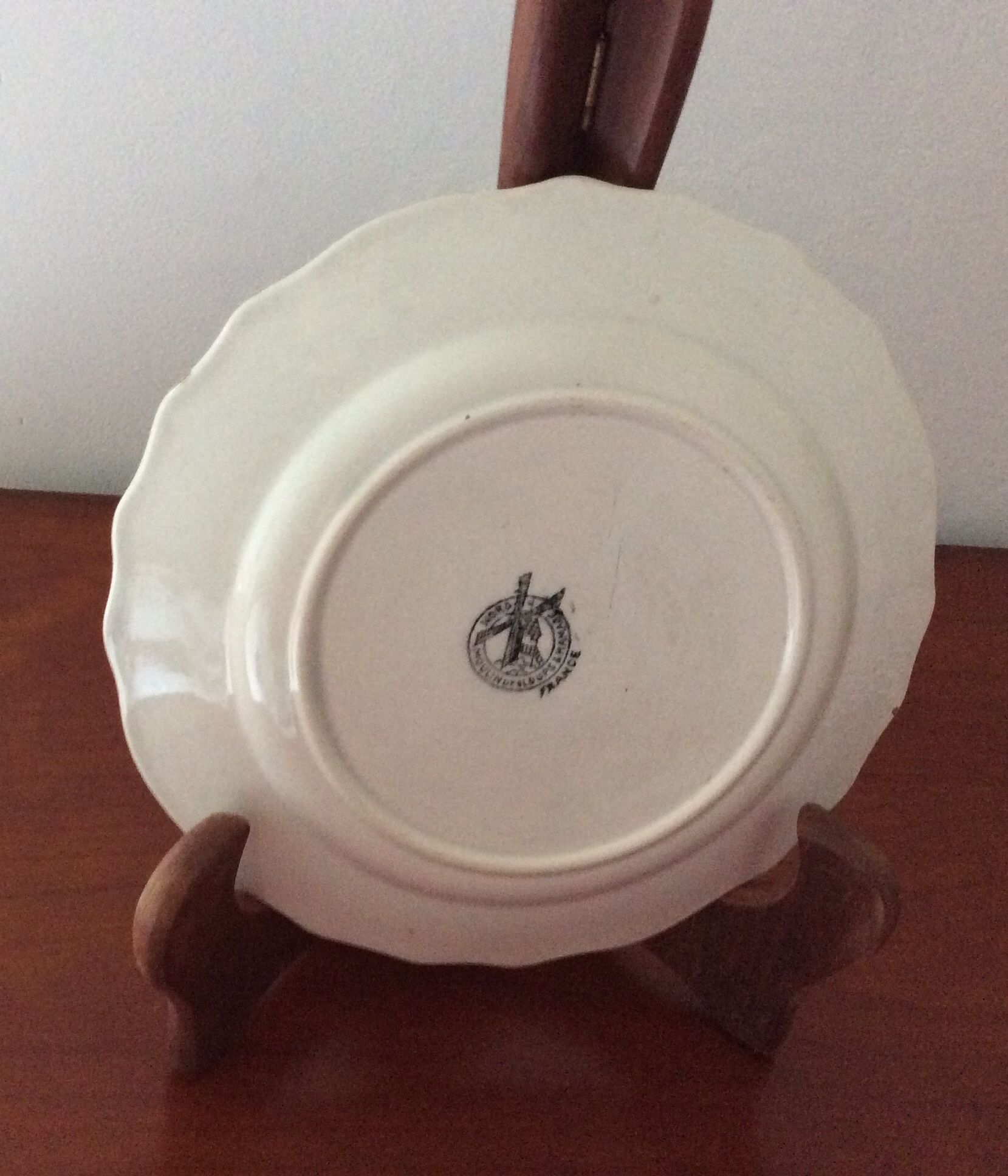Old plate Moulin des Loups & Hamage Nord