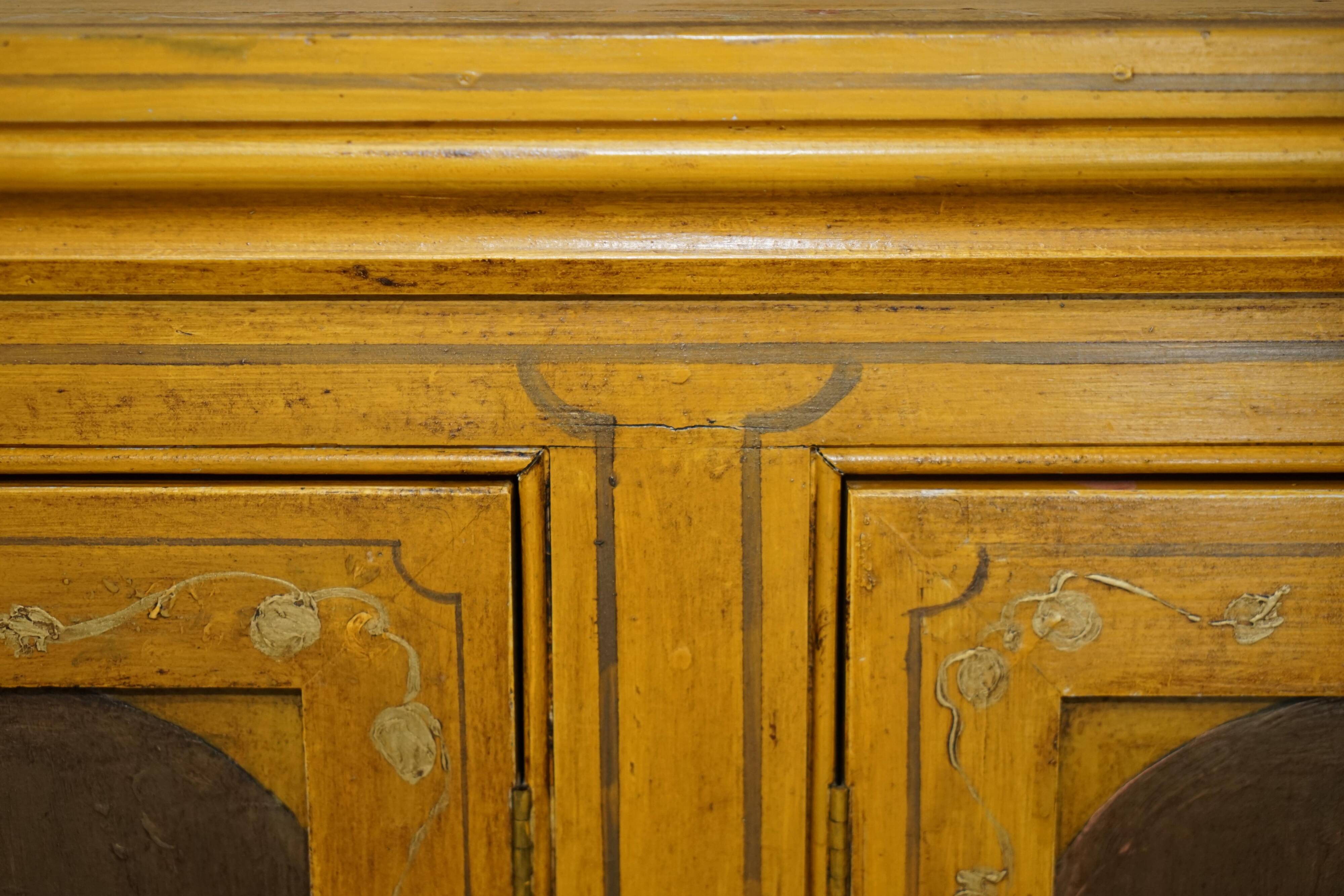 French antique steward's buffet circa 1860 in pine.