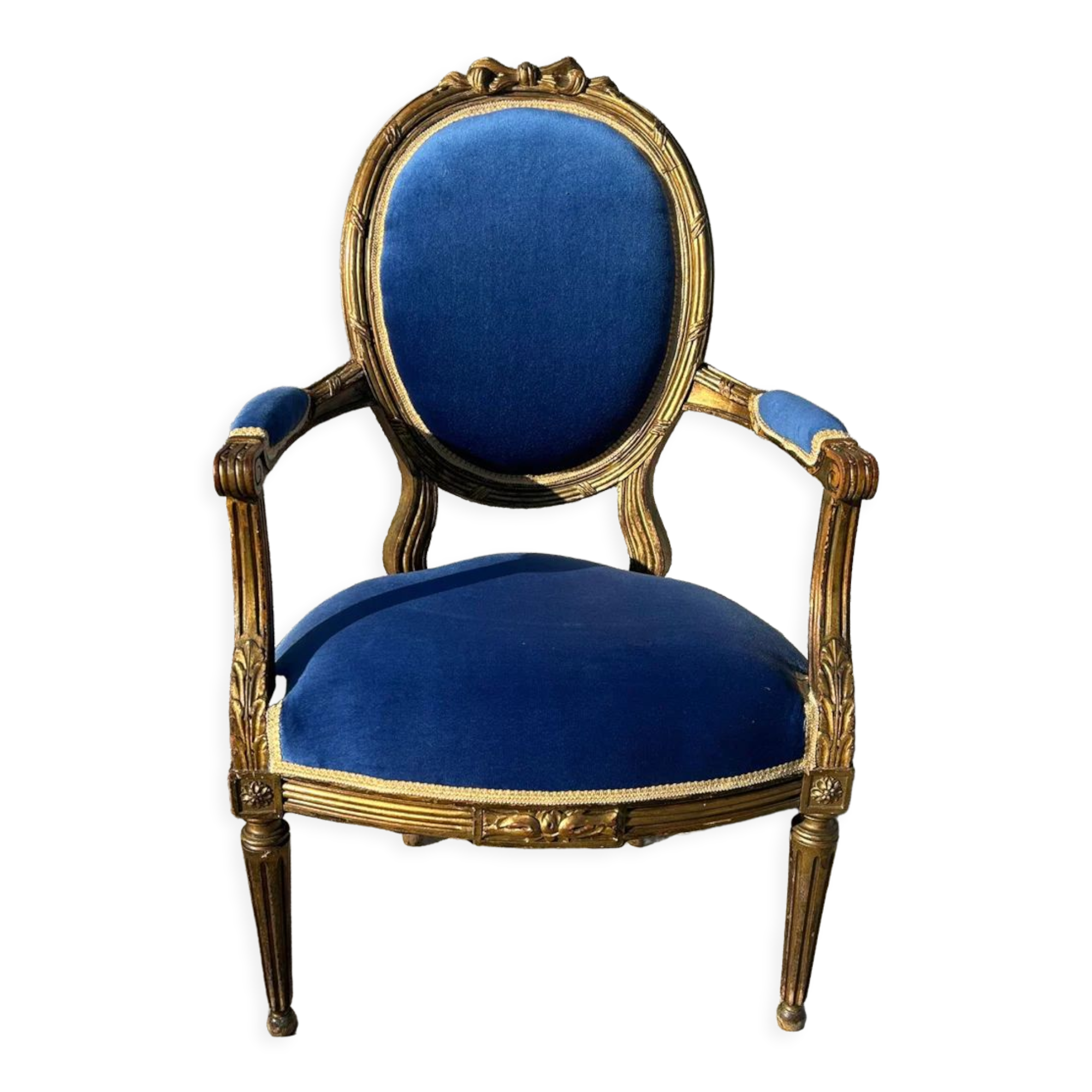 Fauteuil médaillon styl louis XVI