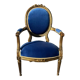 Fauteuil médaillon styl louis XVI