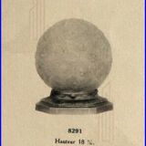 Charles Ranc art deco lamp, bedside lamp, nickel-plated bronze and glass globe