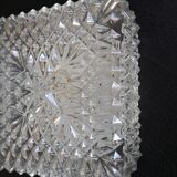 Cast glass square ceiling 21x21cm