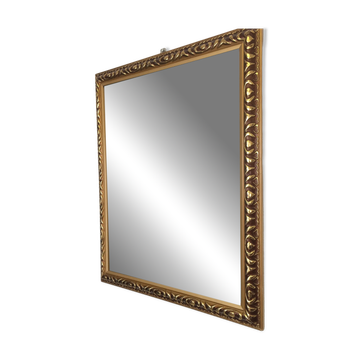 Miroir doré 57x47cm