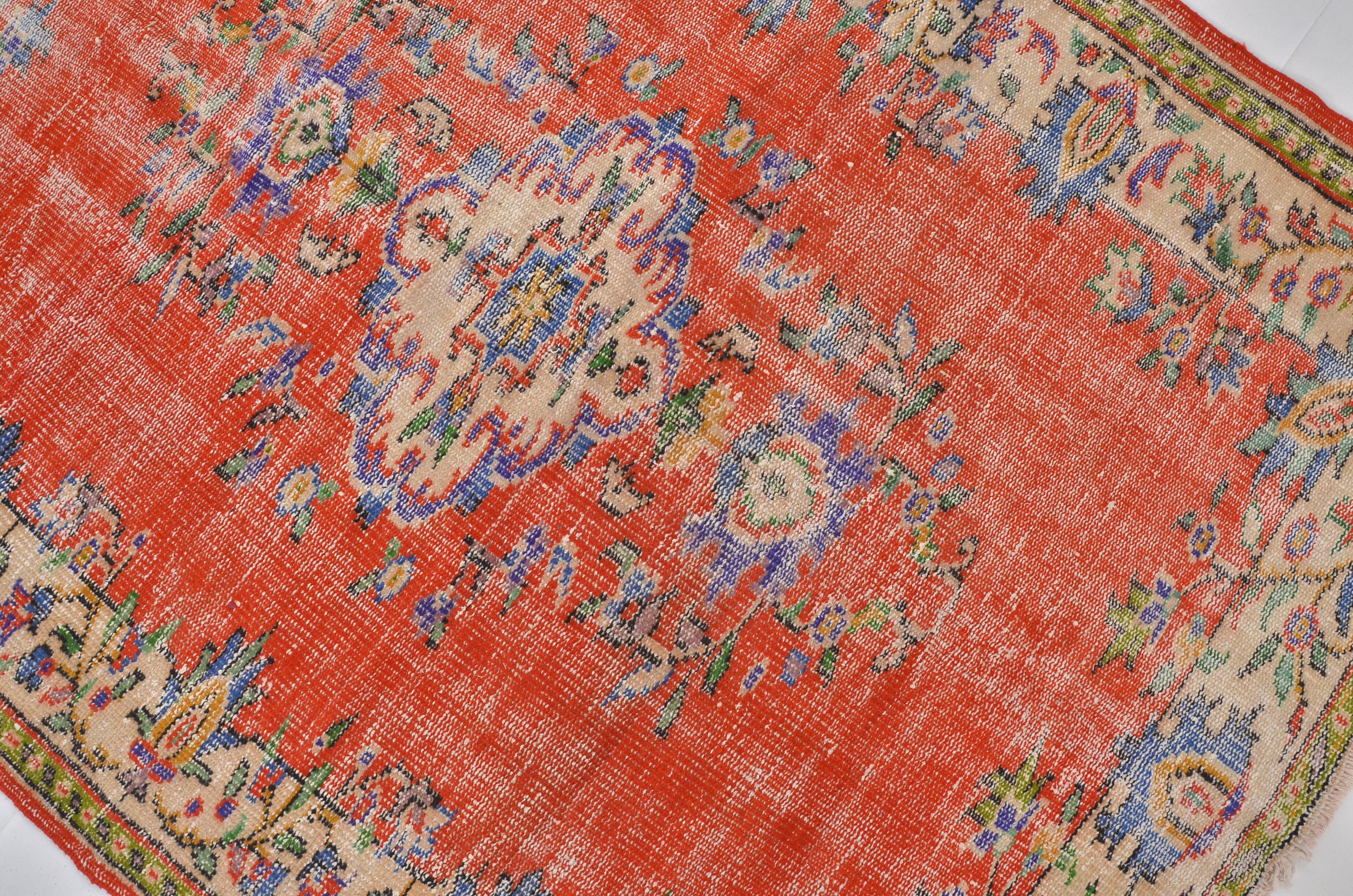Antique Oushak Floral  Carpet sku 1648