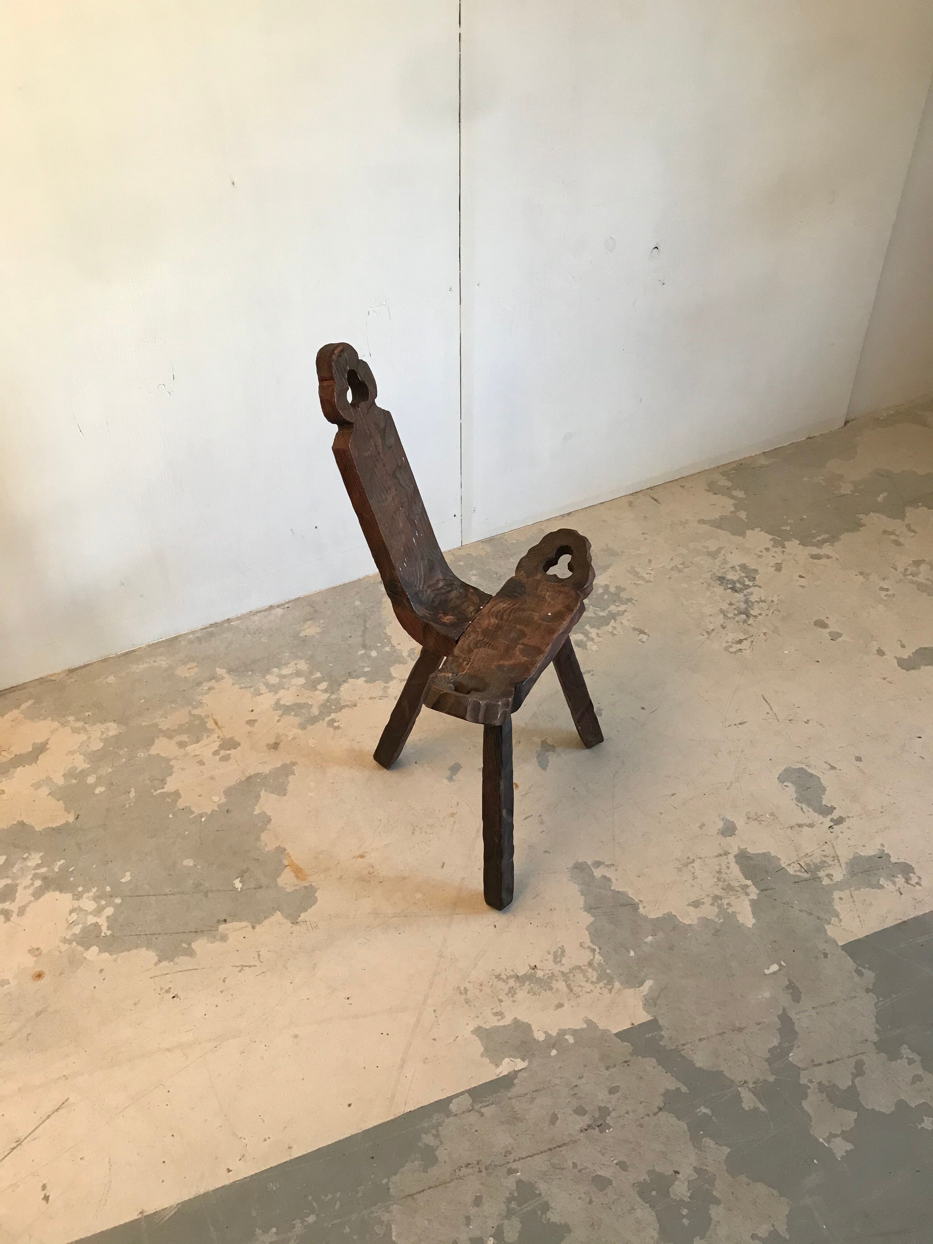 Savoyard-style low stool