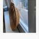 Woven natural fibre basket