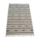 Traditional kilim carpet with Berber motifs 100x145cm
