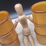 Set of 6 Saint Clément coffee cups, France