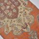 Orange & Brown Turkish Vintage Rug sku 2576