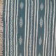 Handmade blue and white Berber carpet in pure wool