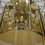 Chandelier vintage pampilles 7 lamps