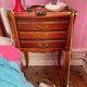 Pair of antique bedside tables