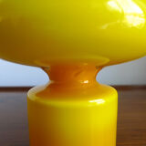 Yellow "Carnaby" Range Glass Vase by Per Lütken for Holmegaard, 1960s
