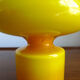 Yellow "Carnaby" Range Glass Vase by Per Lütken for Holmegaard, 1960s