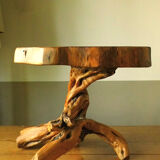 Table low trunk with feet/legs roots