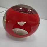 Vintage UFO red pendant lamp Luigi Colani