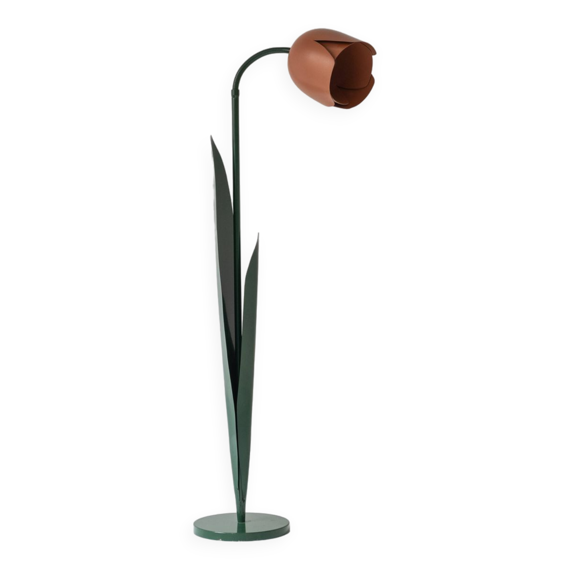 Lovely postmodern tulip flower floor lamp by Peter Bliss for Bliss, UK 1980’s.